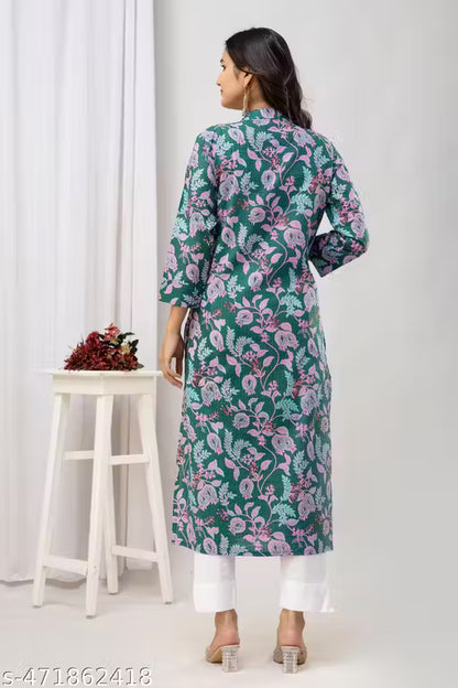 Cotton printed kurtis for women