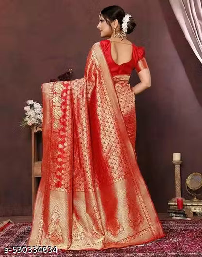 Luxury Banarasi Silk Saree for Women