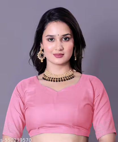 Best Festival Georgette Saree with Hotfix Stones