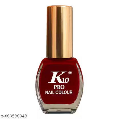 Nail Paint, Purple, Dark Red, Blue (Pack of 3)