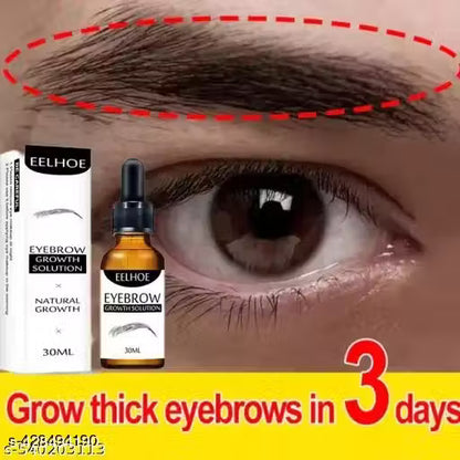 EELHOE 30ml Natural Castor Oil Hair Eyebrow Eyelash Growth Essence Natural Plant Essence 7 Days Fast Growth