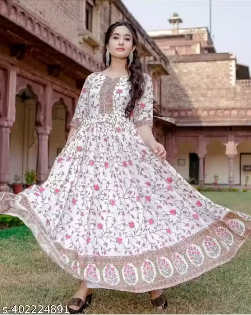 Elegant Rayon Printed Kurti for Women