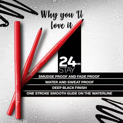 Magnet Eyes 24H Deep Black Kajal Duo