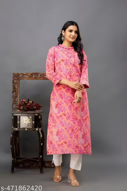 Cotton printed kurtis for women
