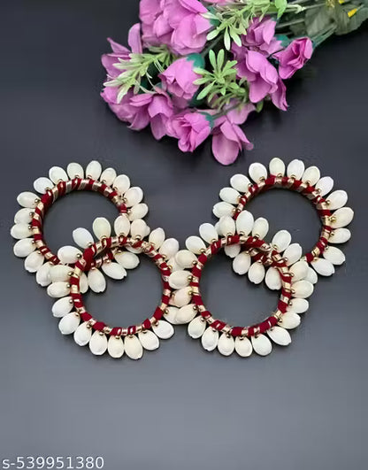 Latest trending combo pack of 4 kodi red bangles