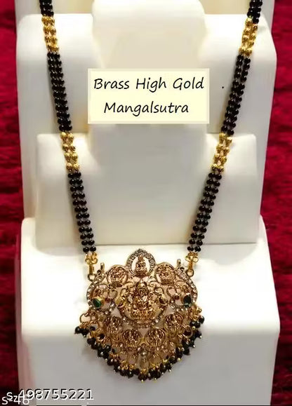 Pendent with two line fancy 24 Inch mangalsutra for Women's & Girls