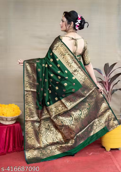 Felicitous Soft Banarasi Silk Saree