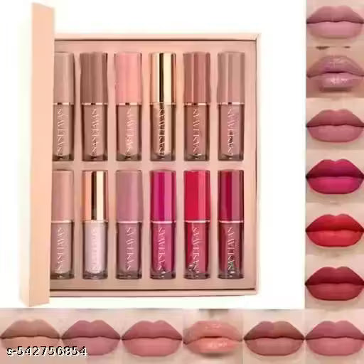 Handiyan lipsticks set of 12 pcs smudged proof lipsticks