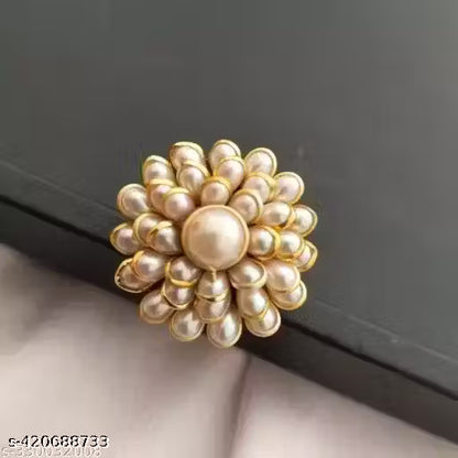 Jewar Mandi Gold Plated Ring Palchi Design