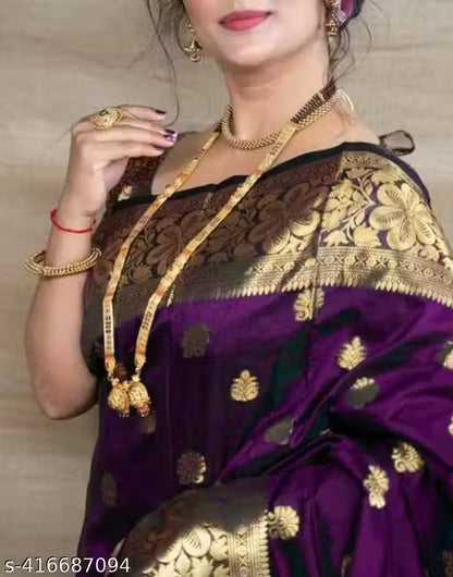 Felicitous Soft Banarasi Silk Saree