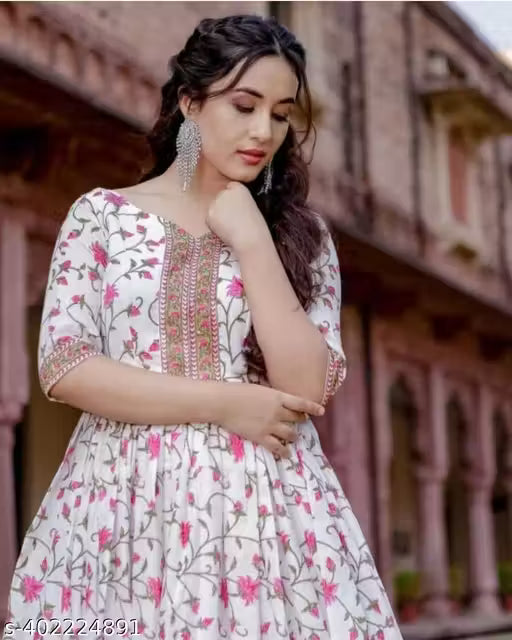 Elegant Rayon Printed Kurti for Women