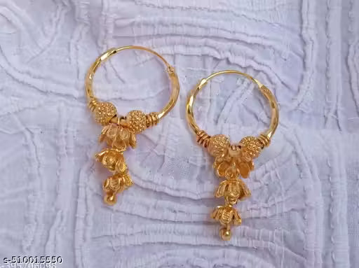 Grishma 1 gram gold bali