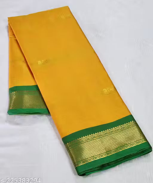 Paithani Cotton silk saree peacock butti latest Paithani saree