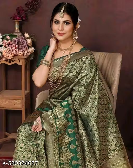 Premium Banarasi Silk Saree for Women