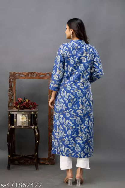 Cotton printed kurtis for women