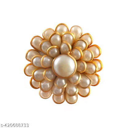 Jewar Mandi Gold Plated Ring Palchi Design