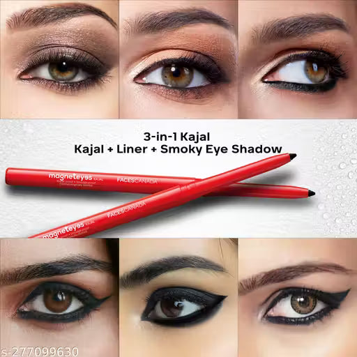 Magnet Eyes 24H Deep Black Kajal Duo