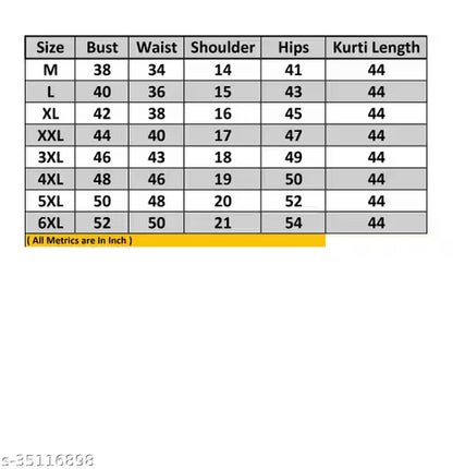 Alisha Women Plus Size Kurtis