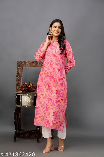 Cotton printed kurtis for women