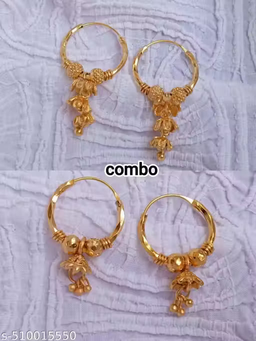 Grishma 1 gram gold bali