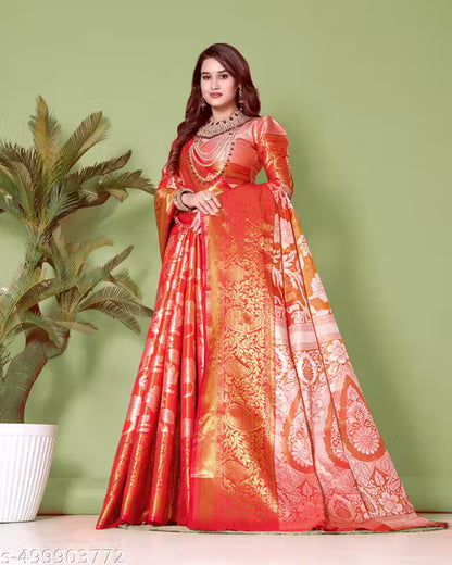 Festive Banarasi Kanjivaram Art Silk Saree for Women