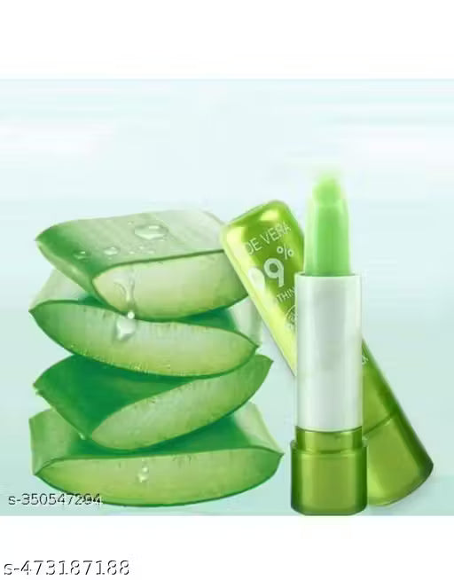 (Pack of 3)Aloe vera moisturizing lipstick long lasting notorious lip balm