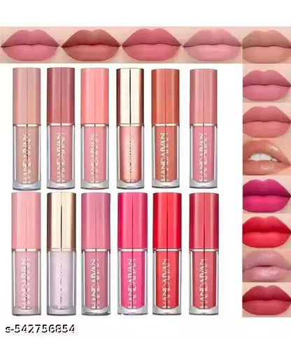 Handiyan lipsticks set of 12 pcs smudged proof lipsticks