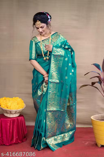 Felicitous Soft Banarasi Silk Saree