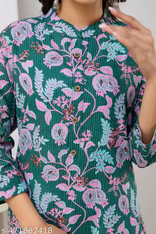 Cotton printed kurtis for women