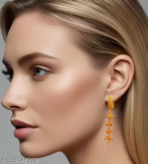 Combo of Micro Gold Plated Earrings for Women