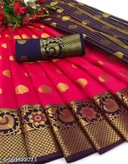 Beautiful Banarasi Silk Saree with Blouse