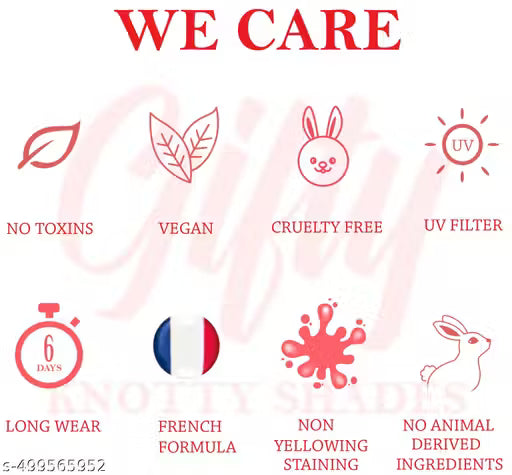 GIFTY Nail Polish Set| Long Stay, Quick Dry Nail Paint Combo (Pack of 4)