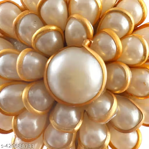 Jewar Mandi Gold Plated Ring Palchi Design