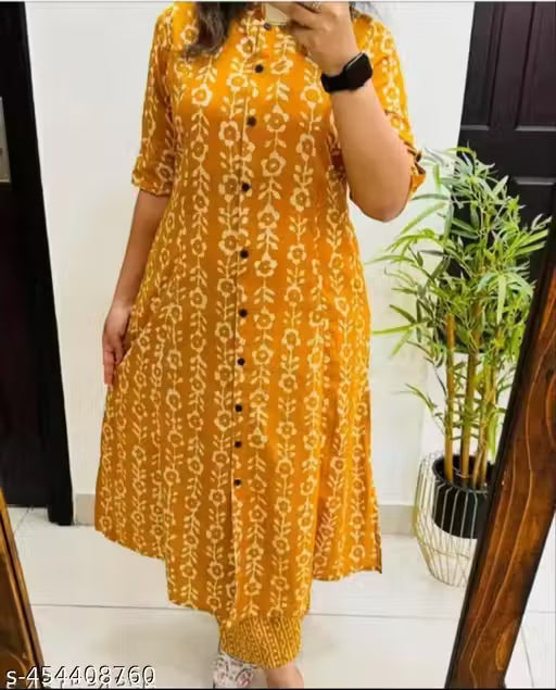 Women pure reyon kurta