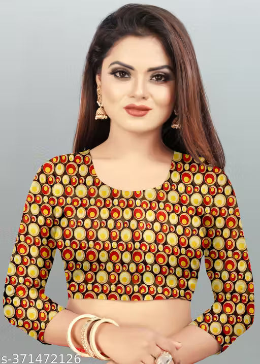 Bollywood Style Floral Printed Saree For Women with Unstitch Blouse Piece