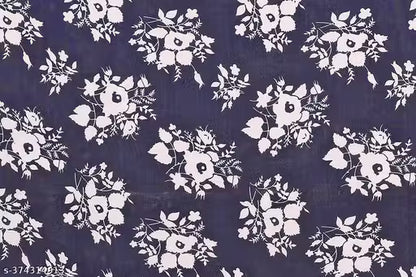New Style Floral Printed Saree For Women with Unstitch Blouse Piece