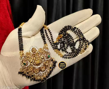 Pendent with two line fancy 24 Inch mangalsutra for Women's & Girls